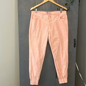 Silence Is Golden Joggers Pants Women Pink Size 30